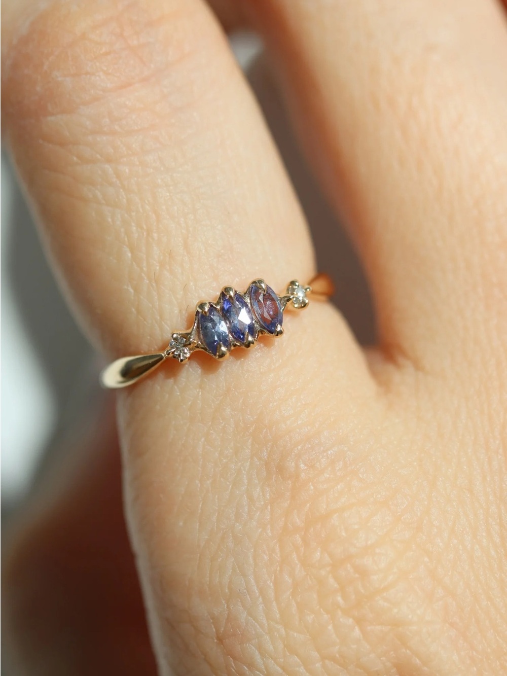 Dohee Studio Bombom Ring, Tanzanite, Size 6